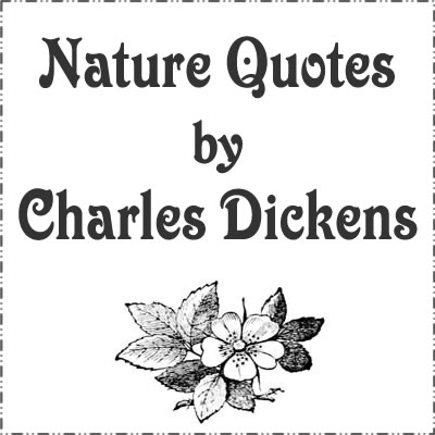 Quotes about Nature written by Charles Dickens