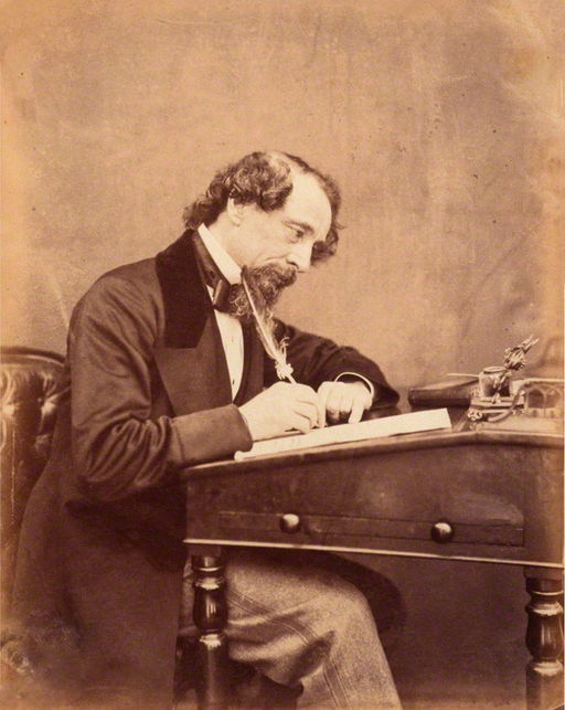 Charles Dickens in 1858