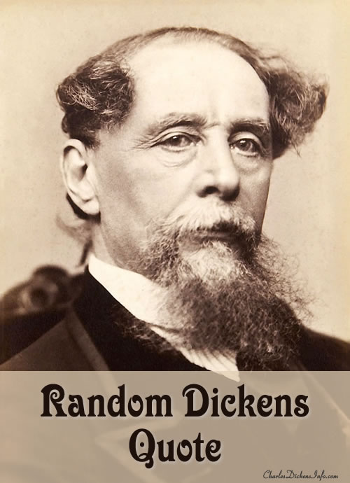Random Charles Dickens Quote